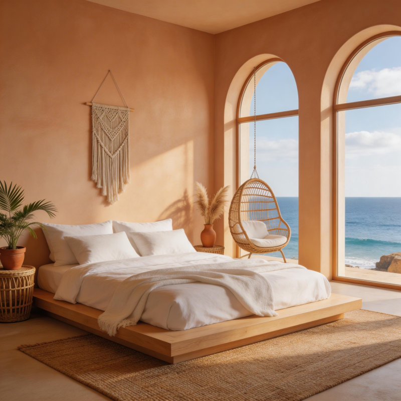 海边卧室 静谧惬意图片