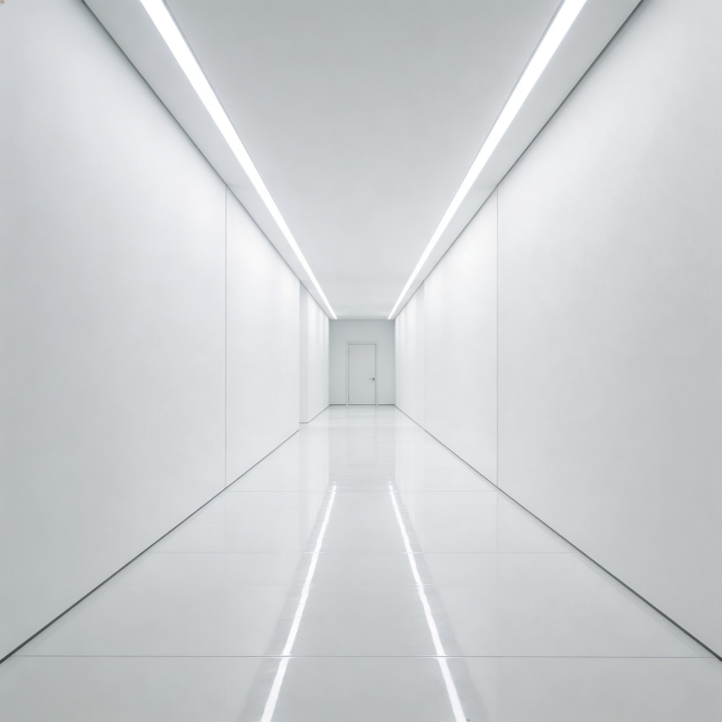 极简白色走廊图片