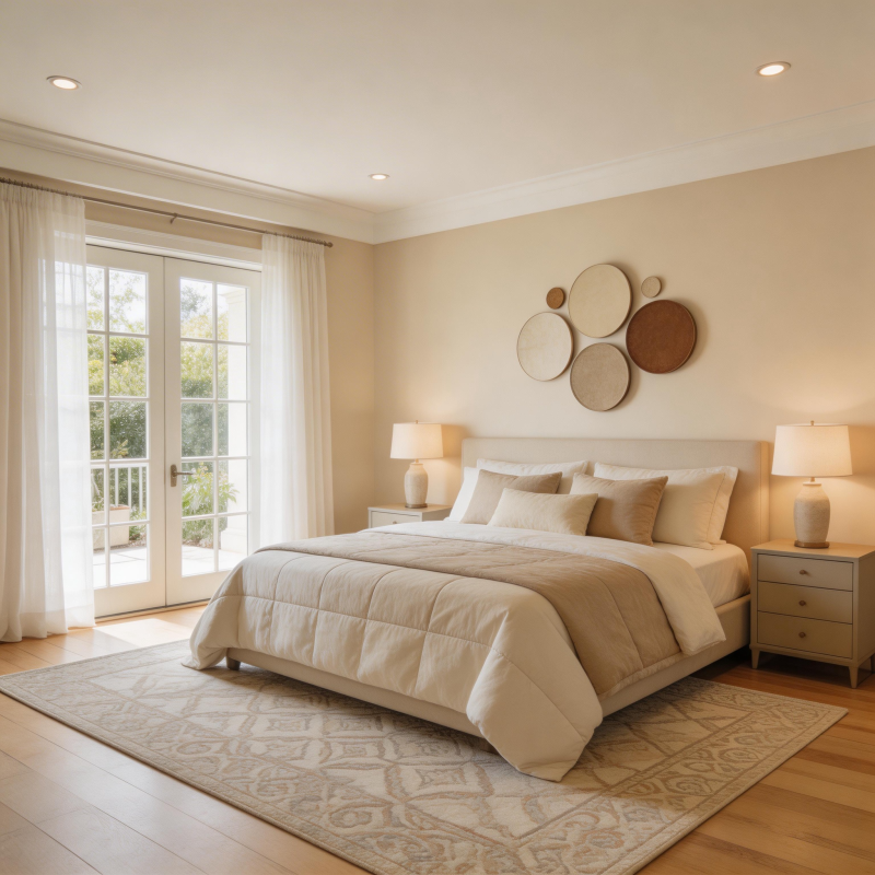 温馨卧室 静谧雅致图片