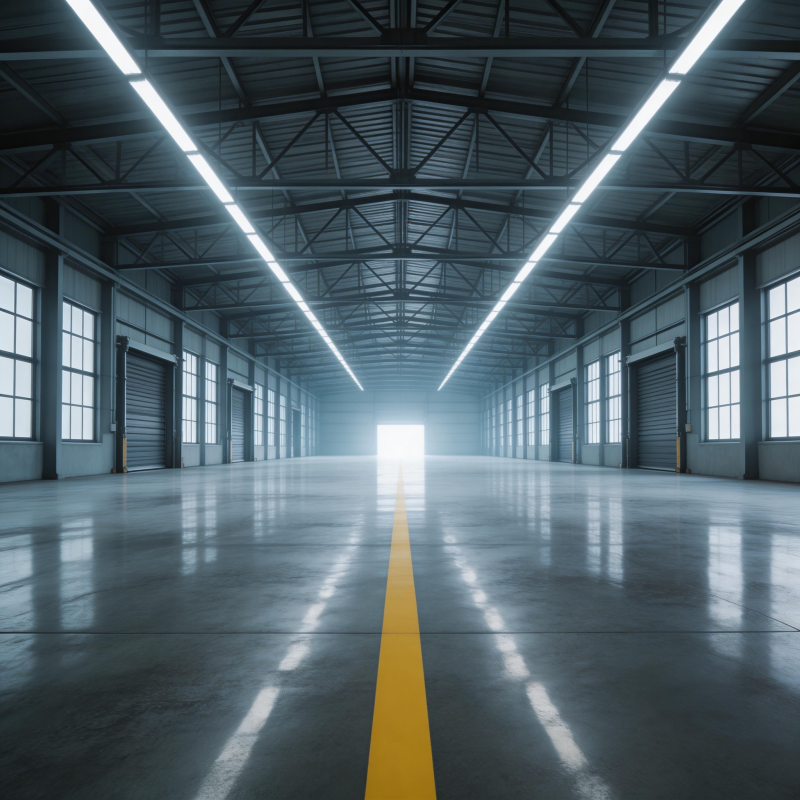 空旷厂房 光路延伸图片