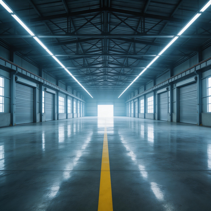 空旷厂房 光路延伸图片