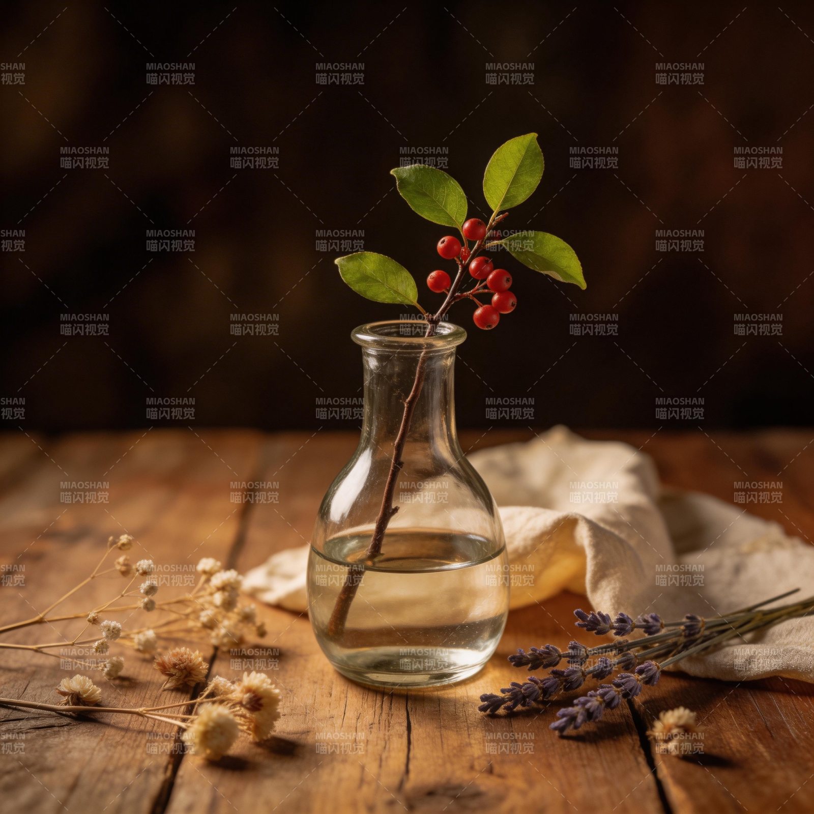 静谧花瓶景图片