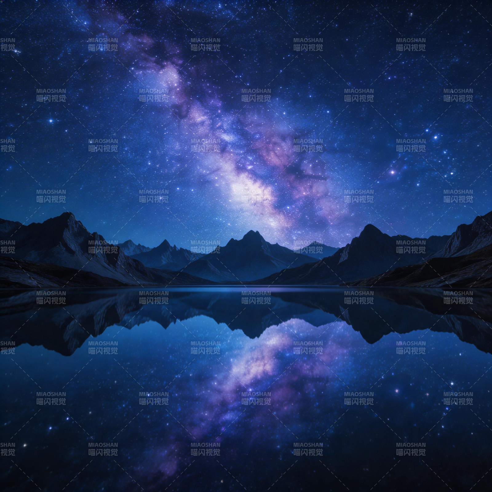 星河映山湖图片