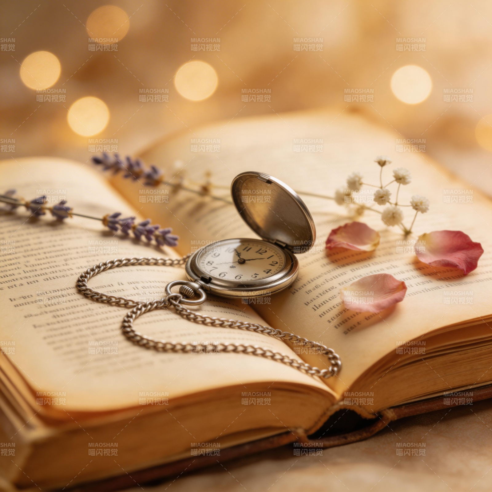 时光书页静谧图片