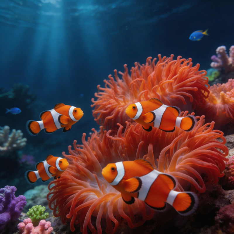 海底小丑鱼乐园图片