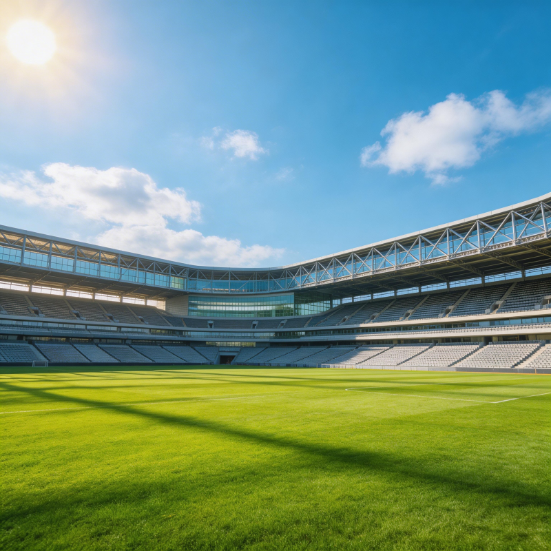 阳光下的空旷球场图片