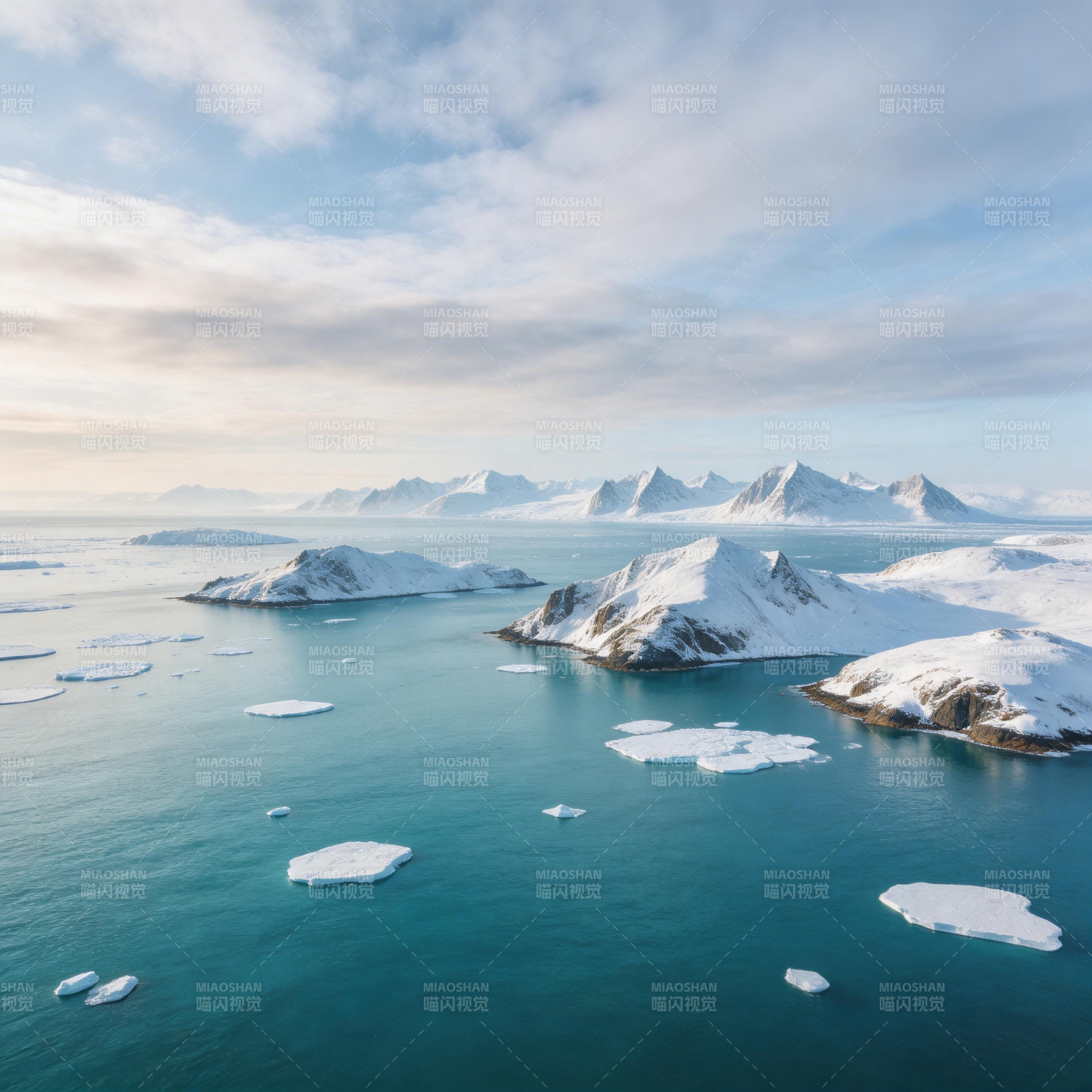 极地冰川风光图片