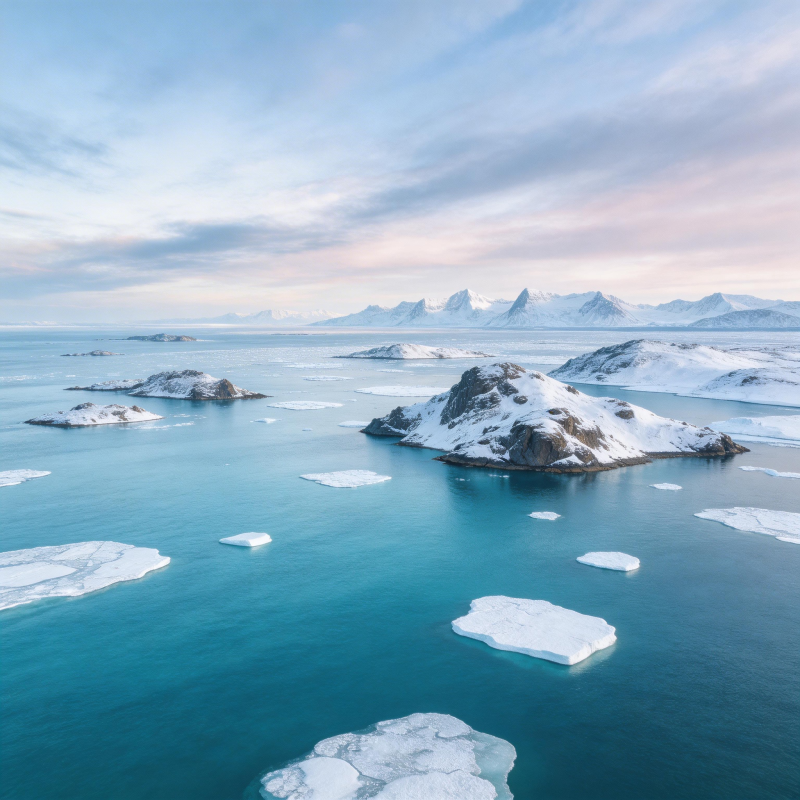 极地冰海风光图片