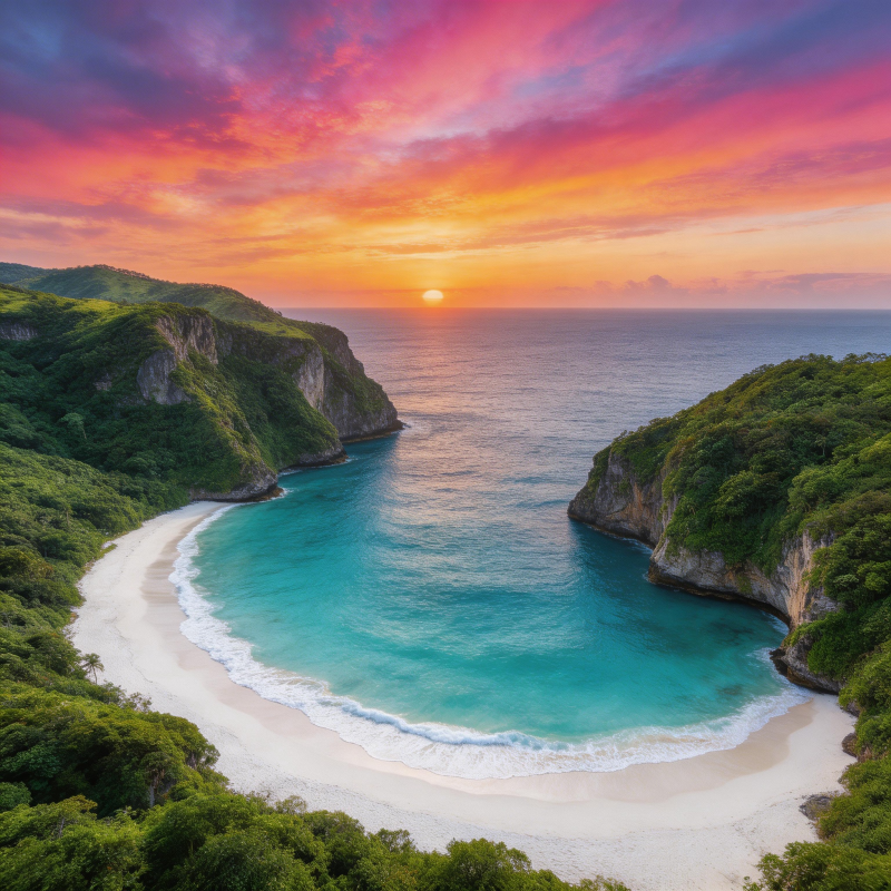 碧海夕照 心醉神迷图片