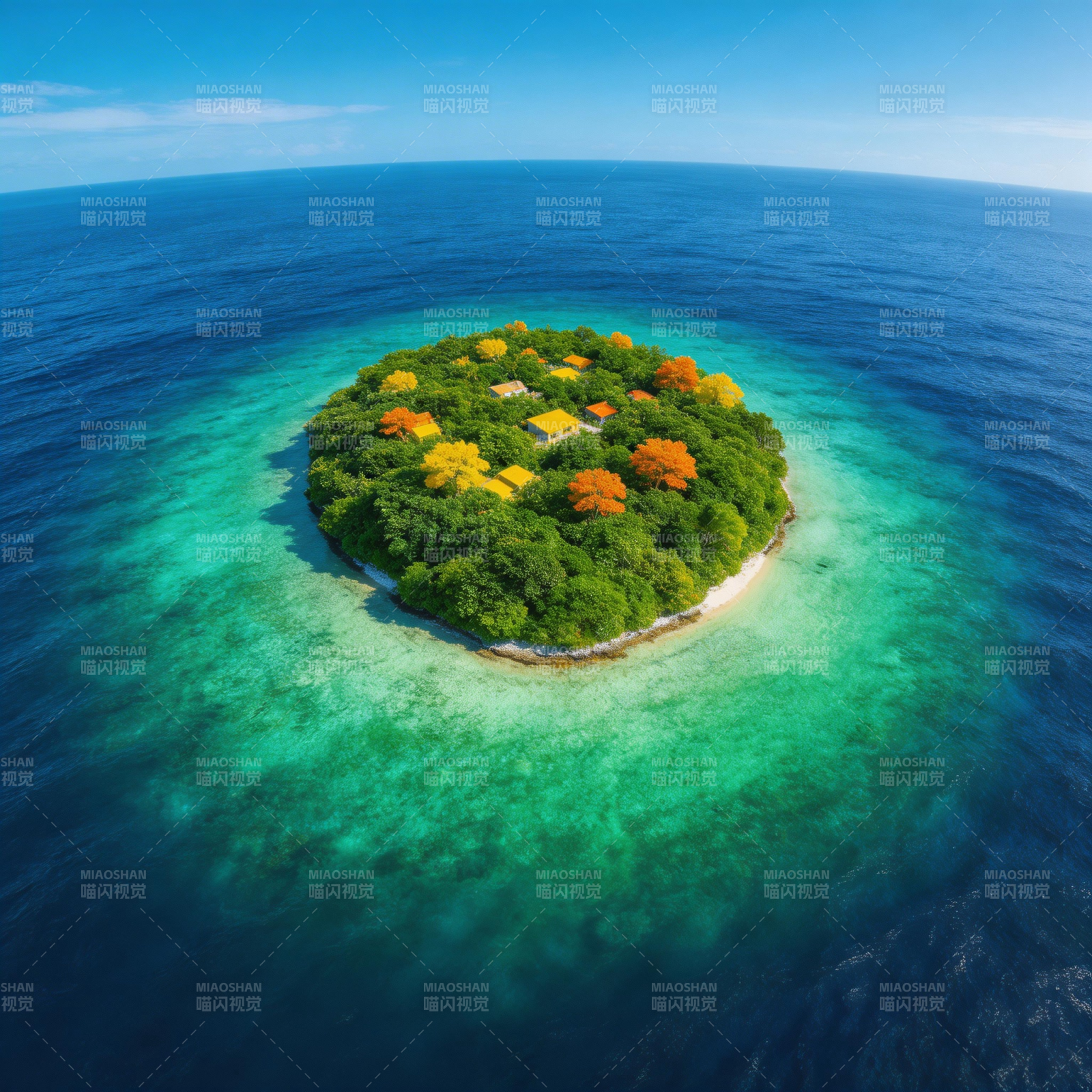 热带岛屿风光图片