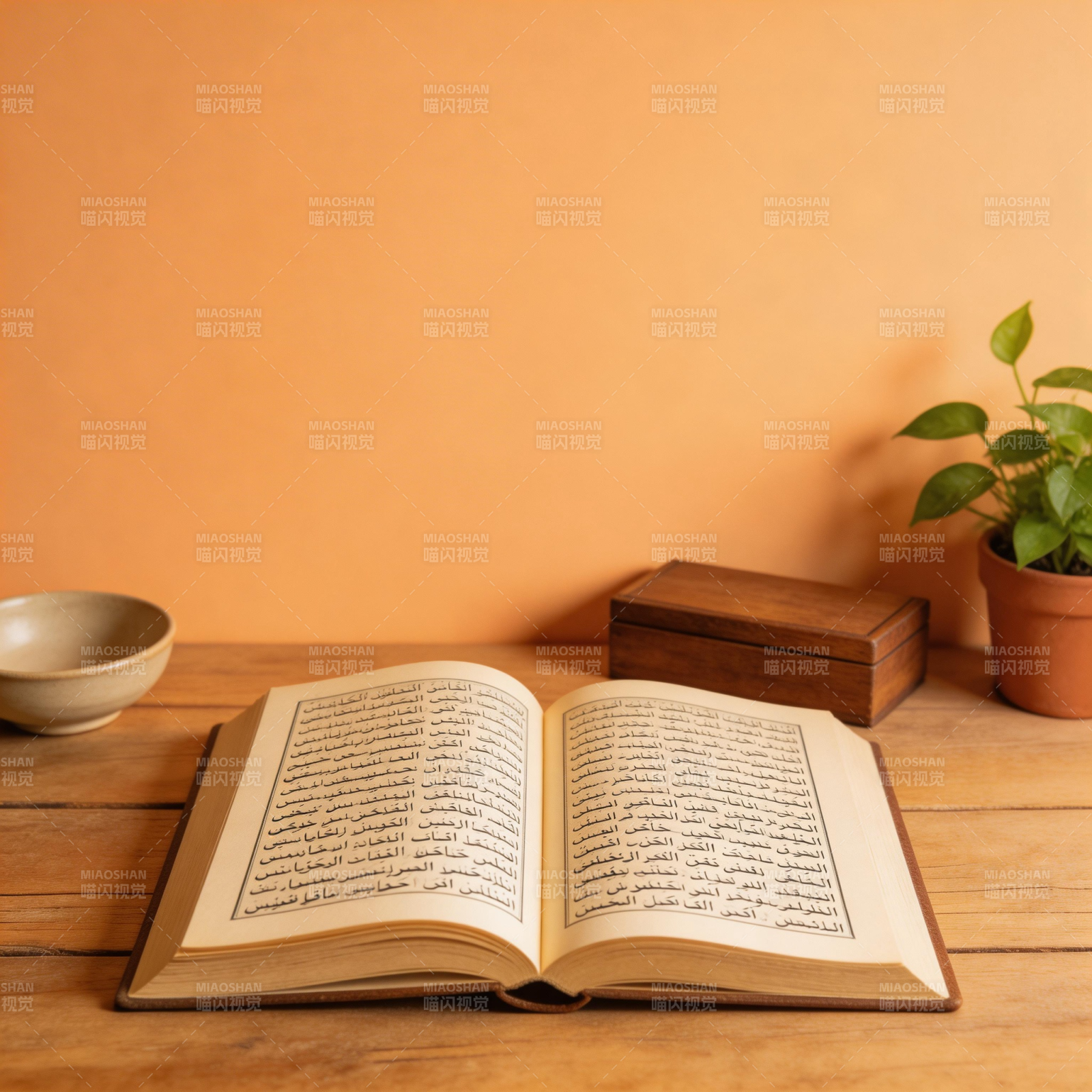 书香伴绿植图片