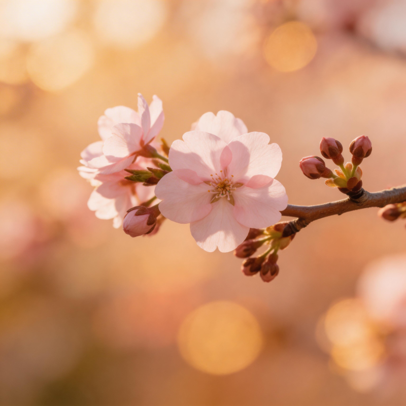 樱花绽放春光里图片