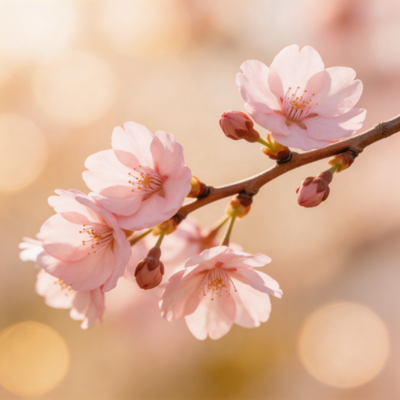 樱花绽放春意浓图片