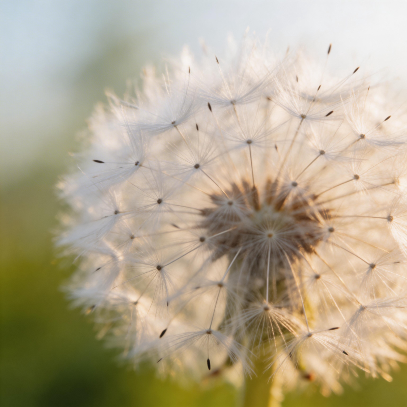 蒲公英的轻盈梦图片