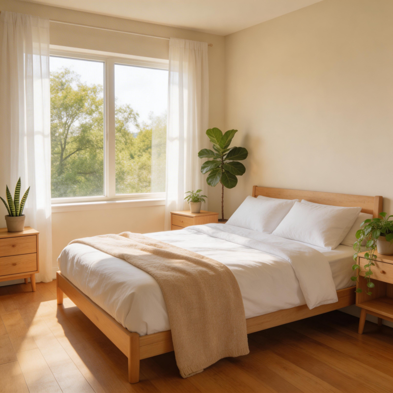 温馨自然卧室图片