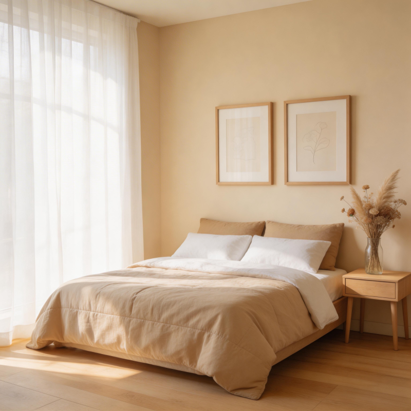 温馨卧室静谧时光图片