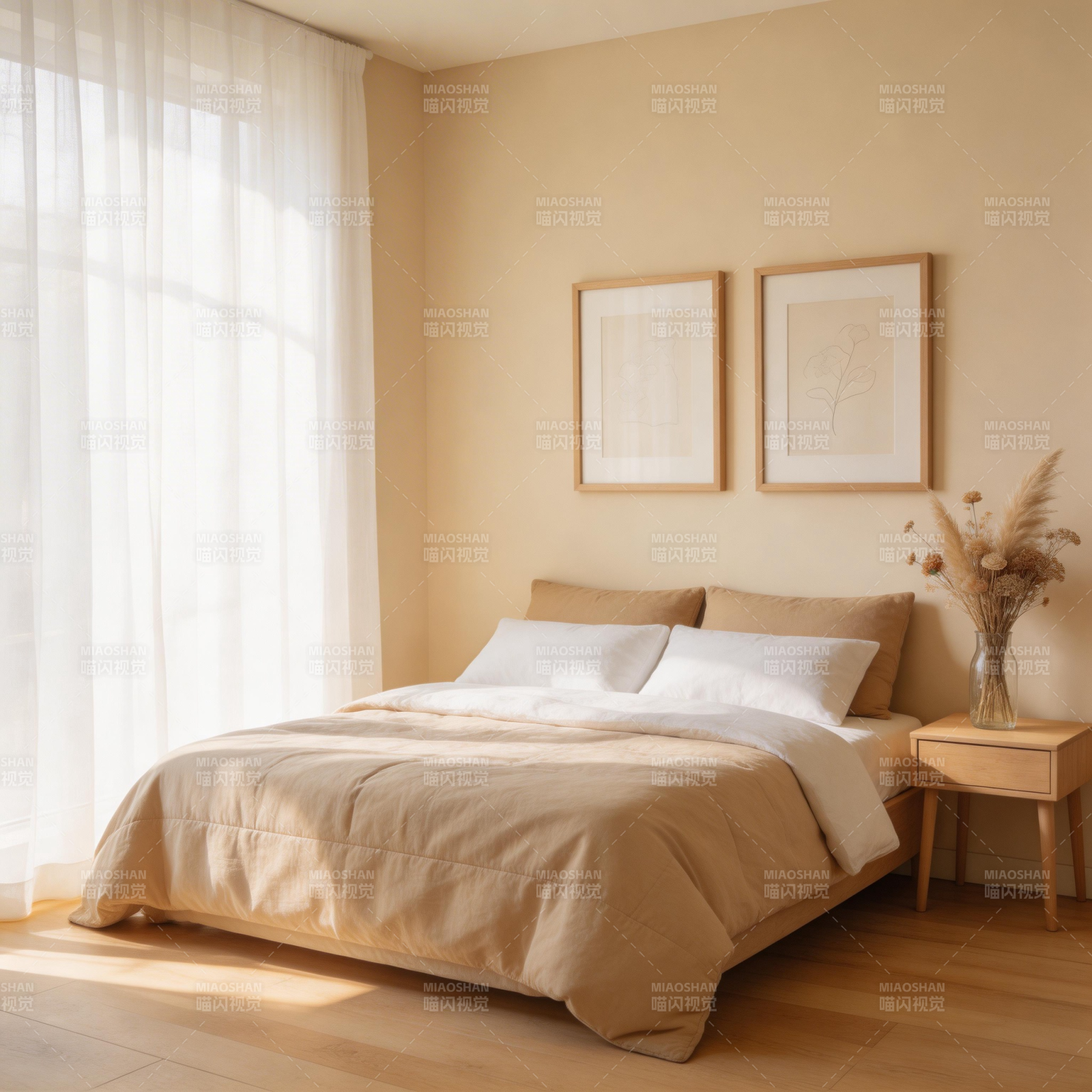 温馨卧室静谧时光图片