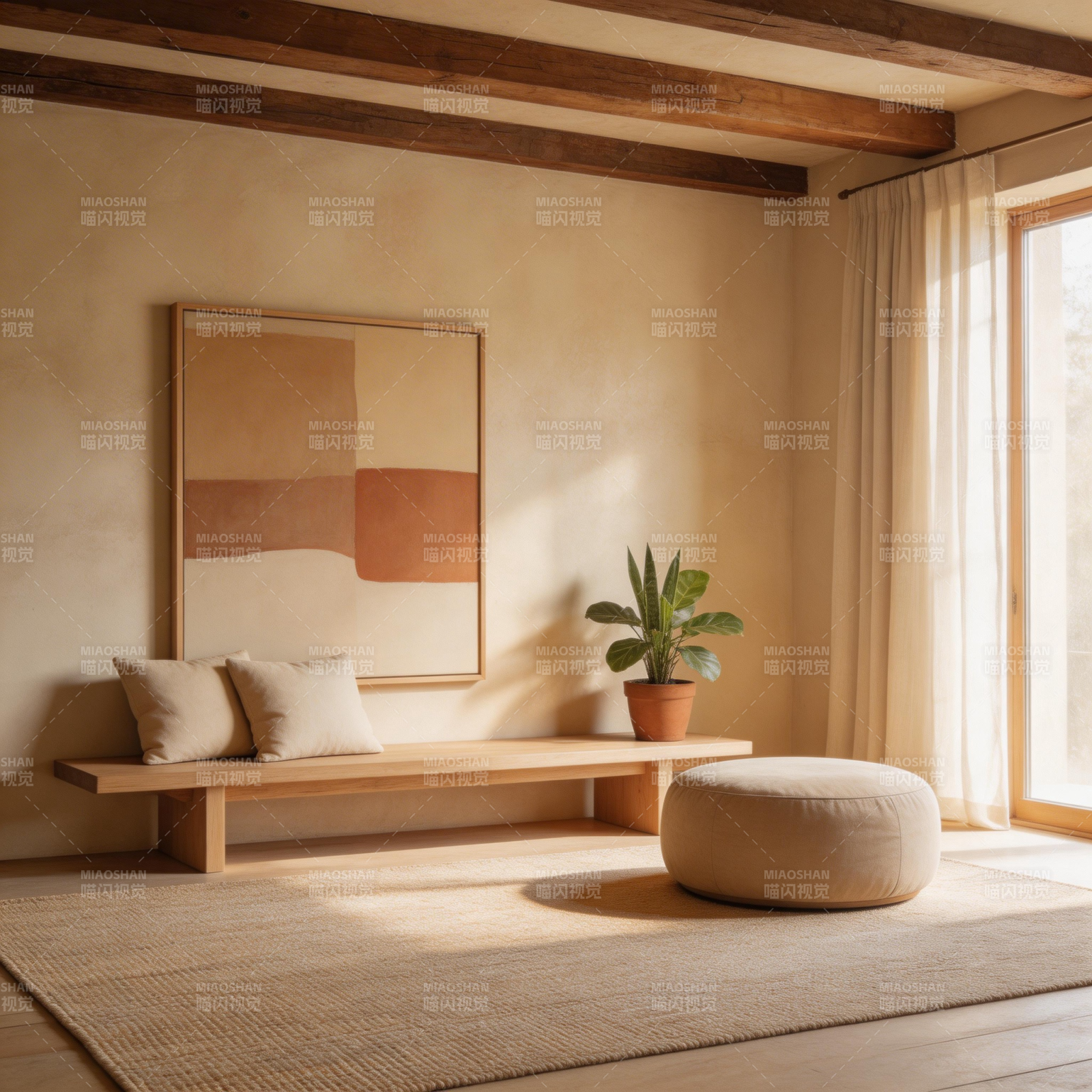 简约自然客厅图片