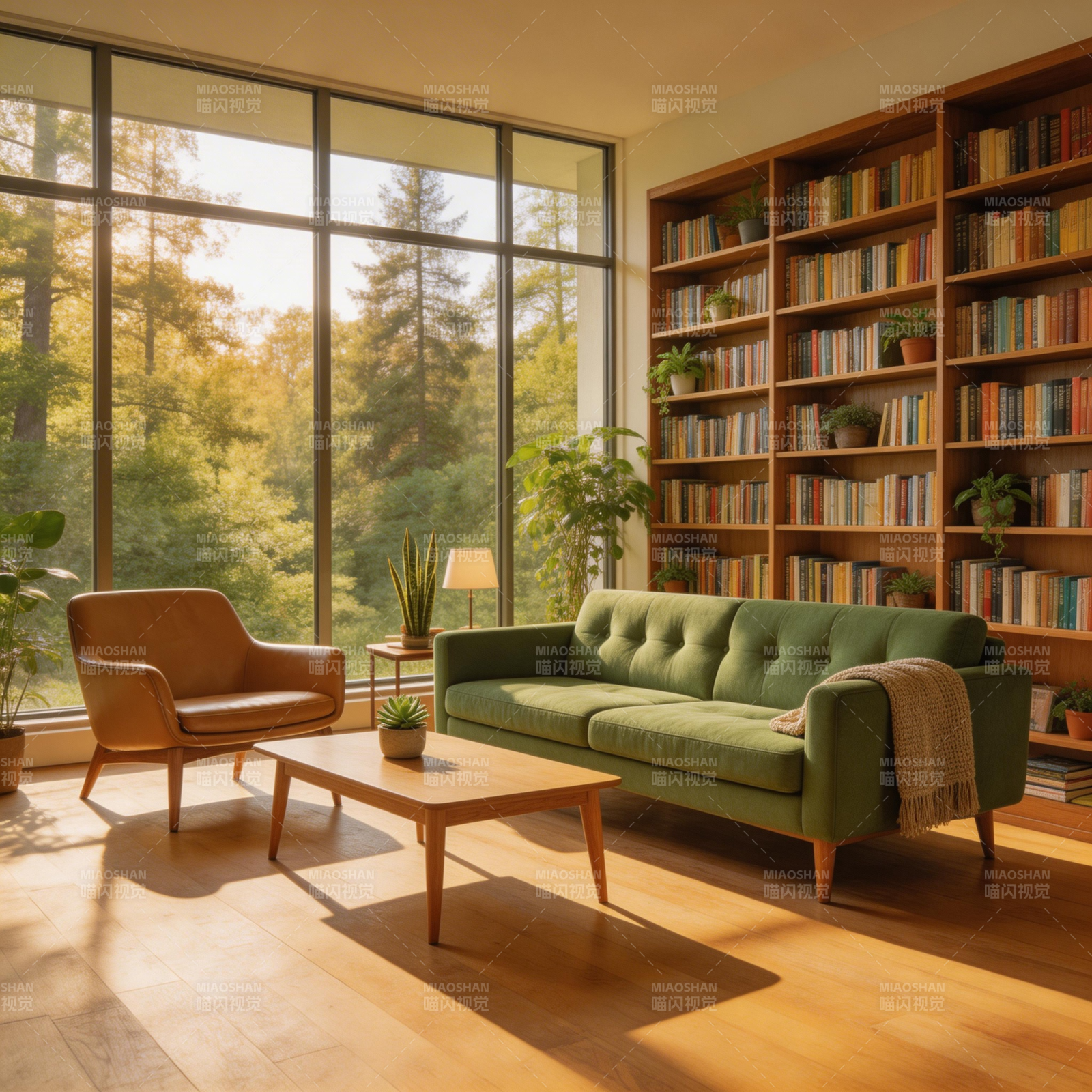 阳光书房客厅图片