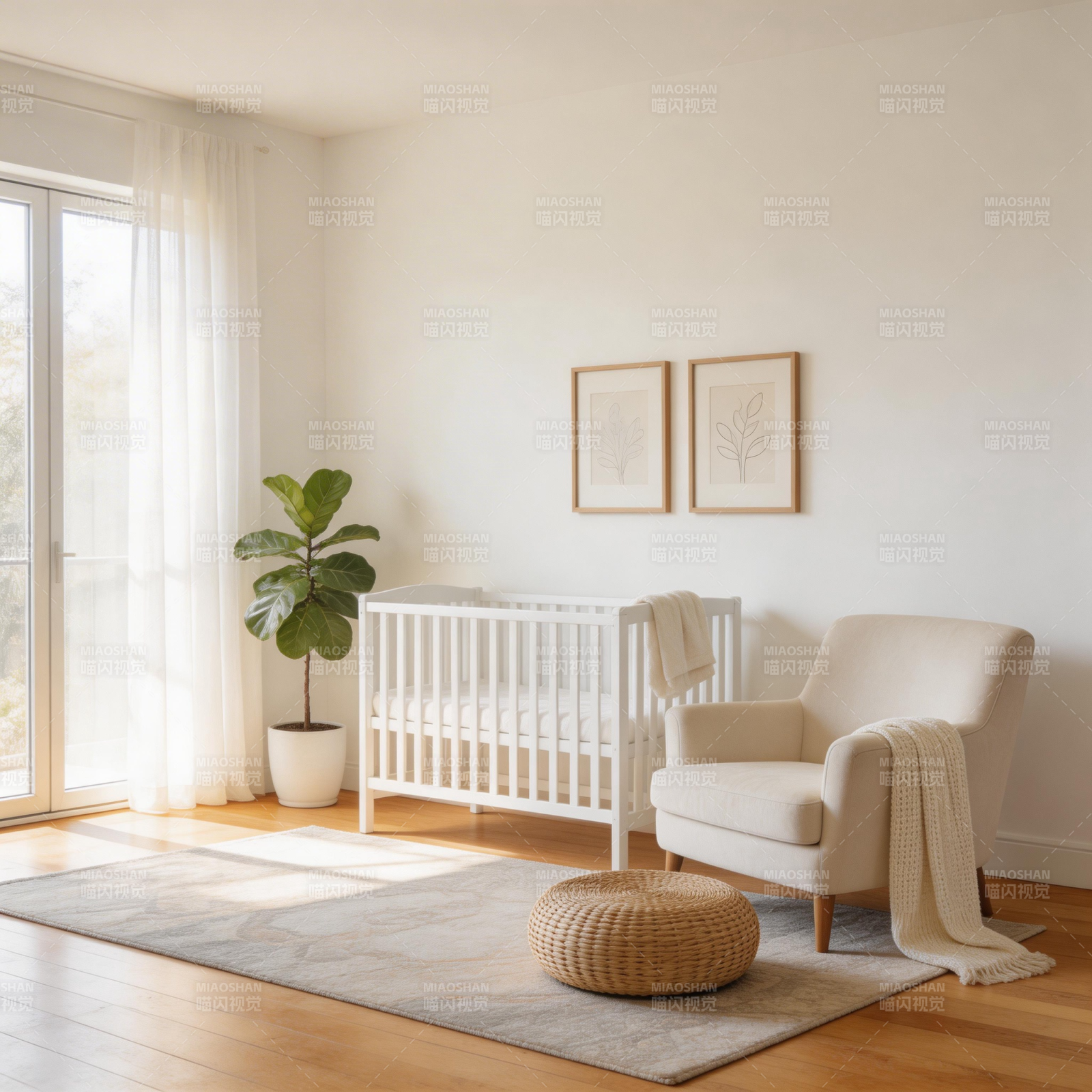 温馨婴儿房设计图片