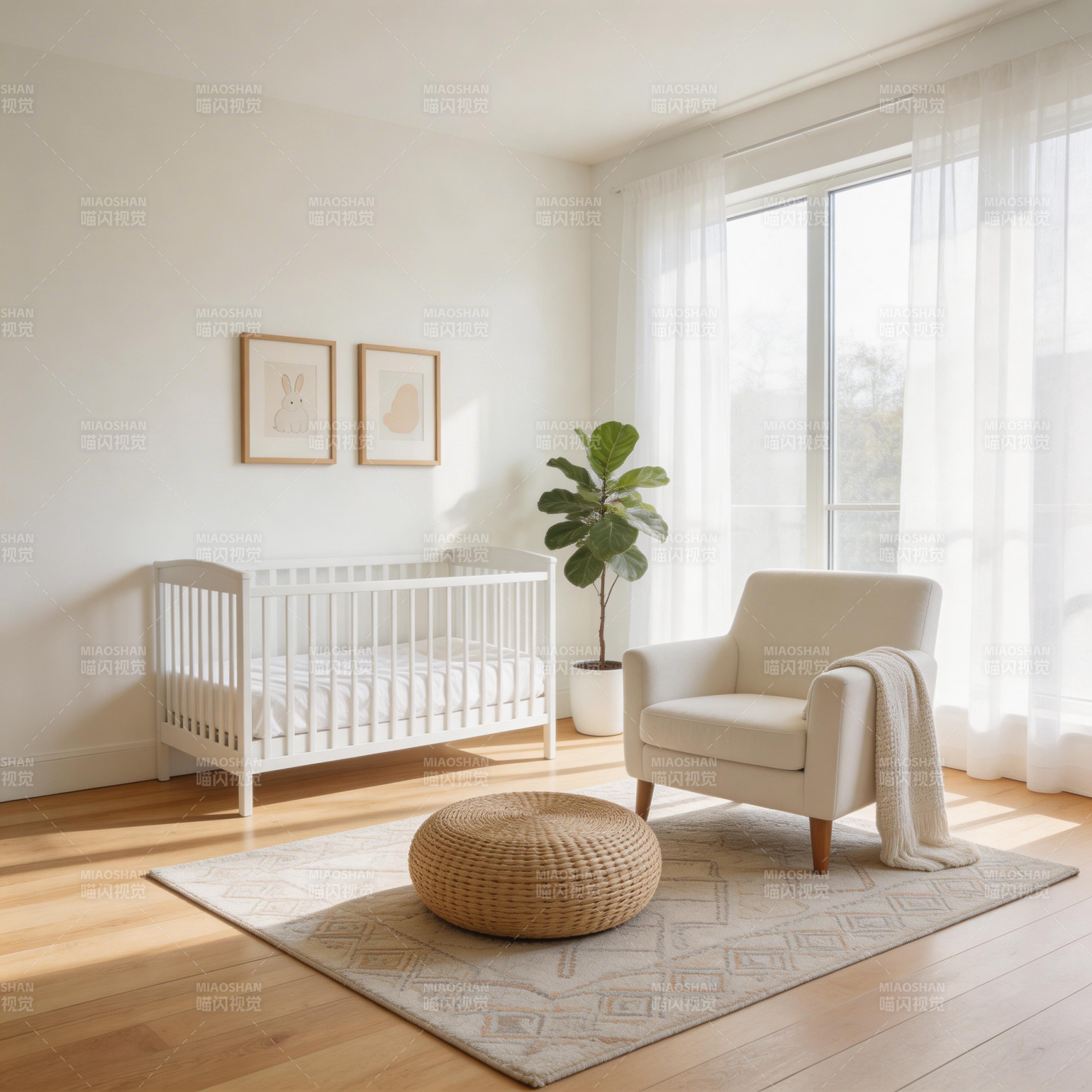 温馨婴儿房设计图片