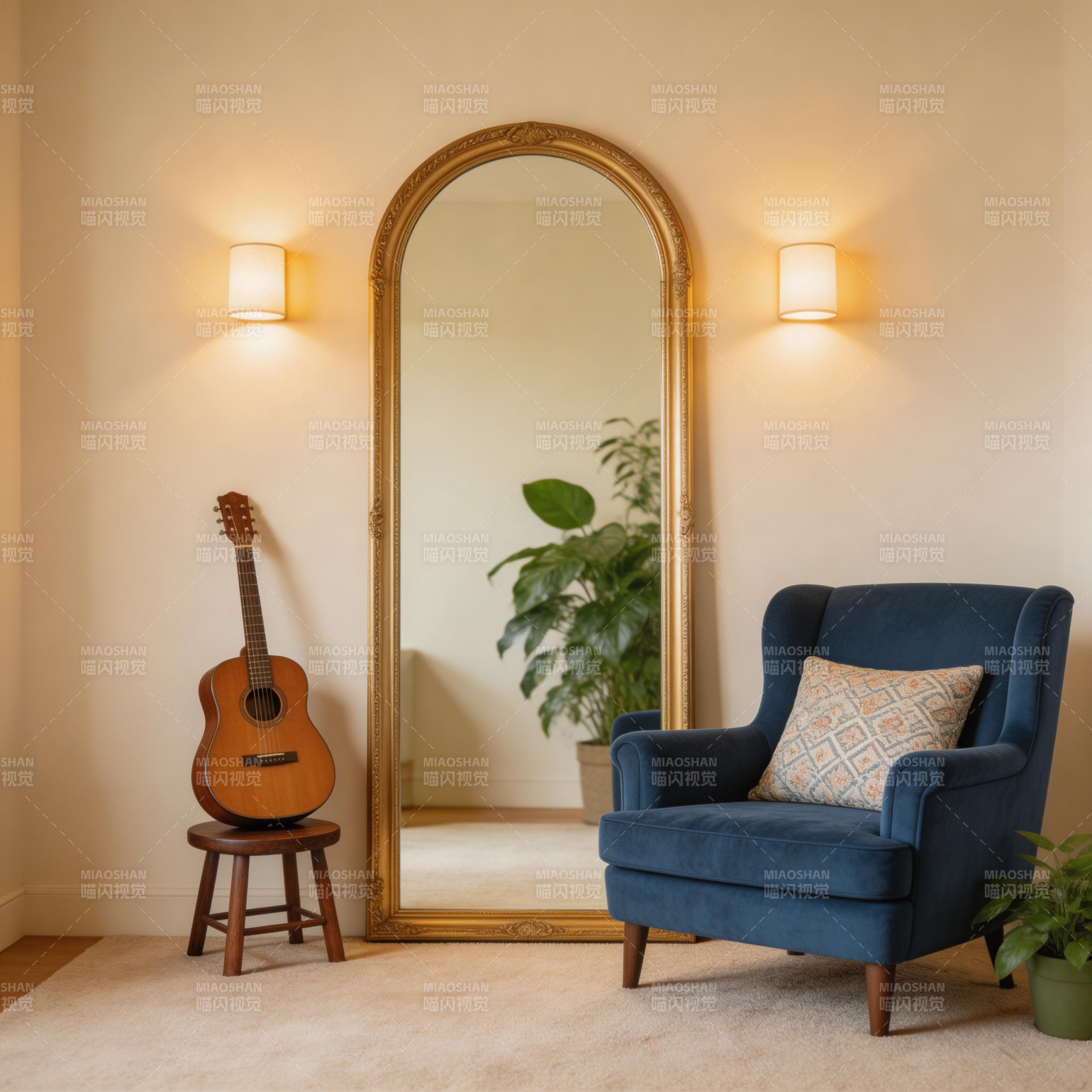 雅致客厅一角图片