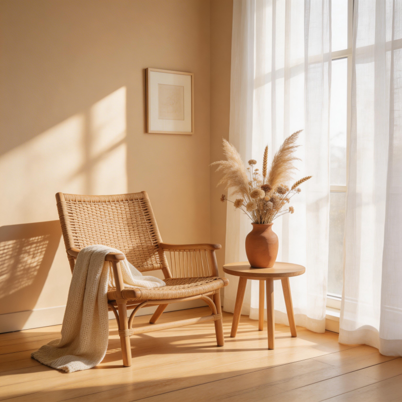 阳光下的静谧角落图片