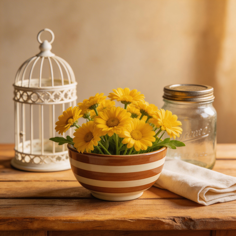 黄花静物图图片