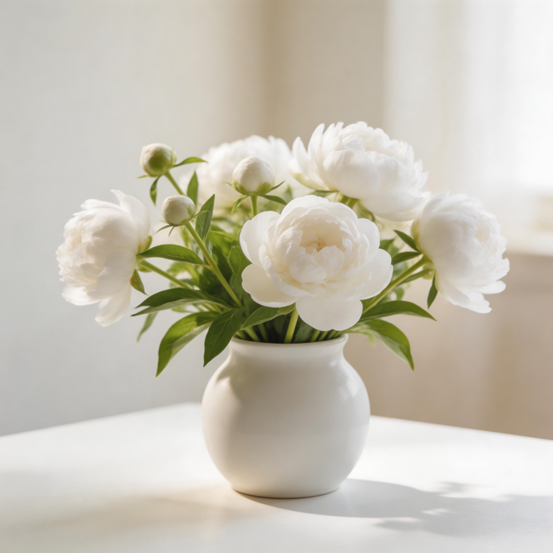 白花静谧之美图片