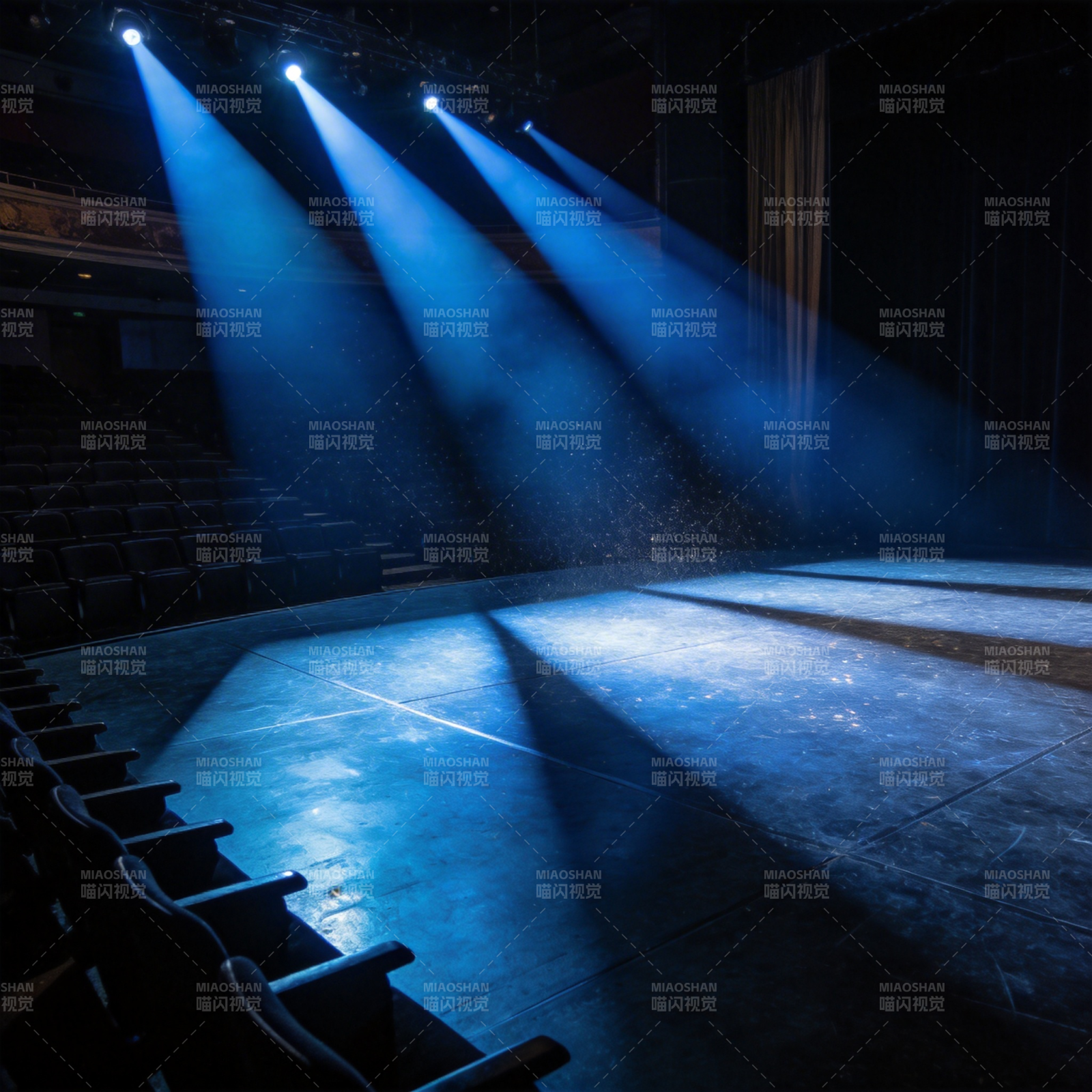 舞台聚光灯图片