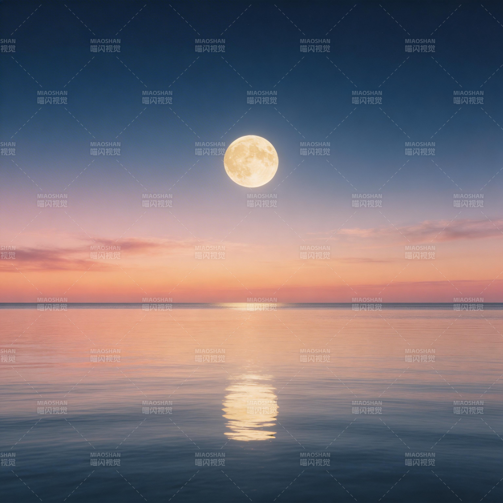 月映海面图片