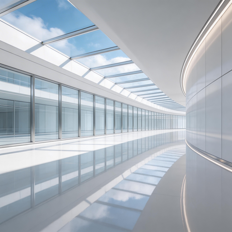 现代建筑长廊图片