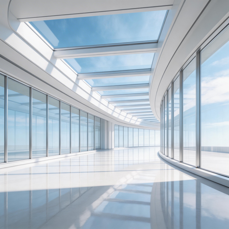 现代建筑长廊图片