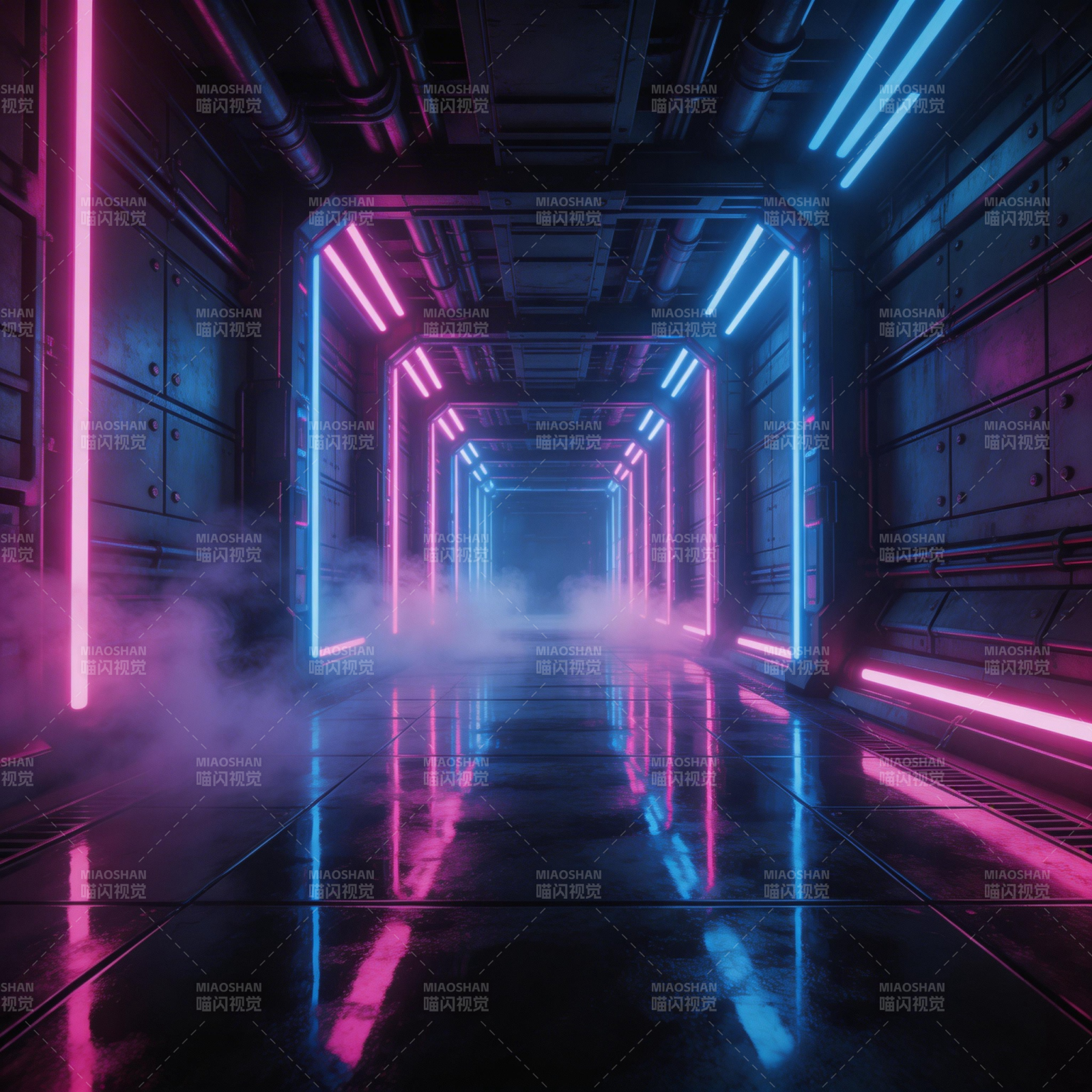 霓虹迷廊图片