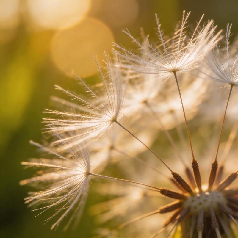 蒲公英的轻盈时刻图片