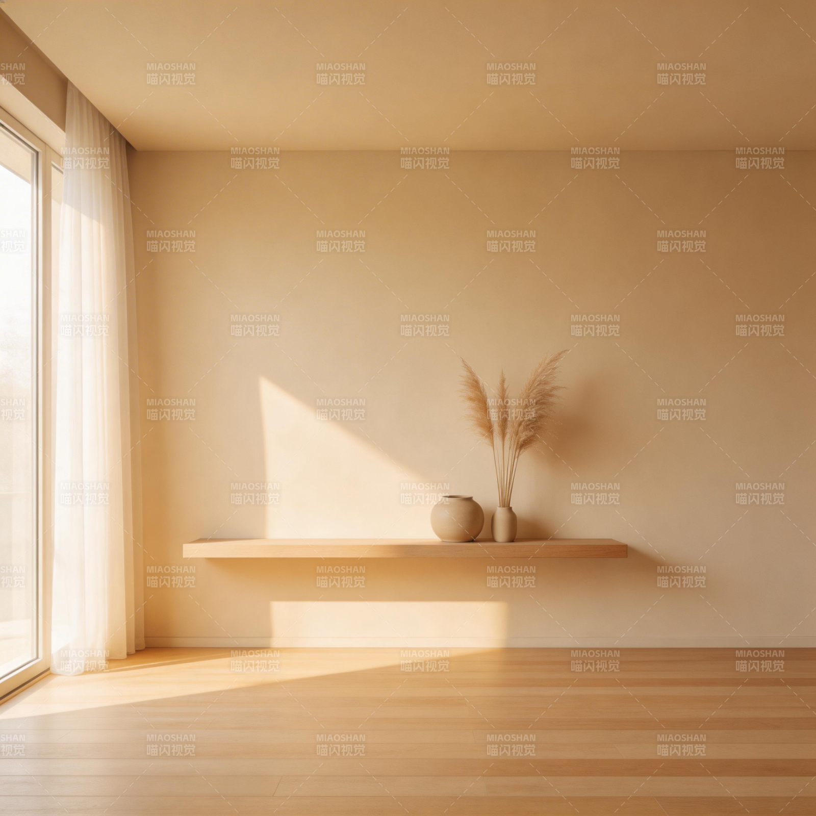 静谧光影角落图片