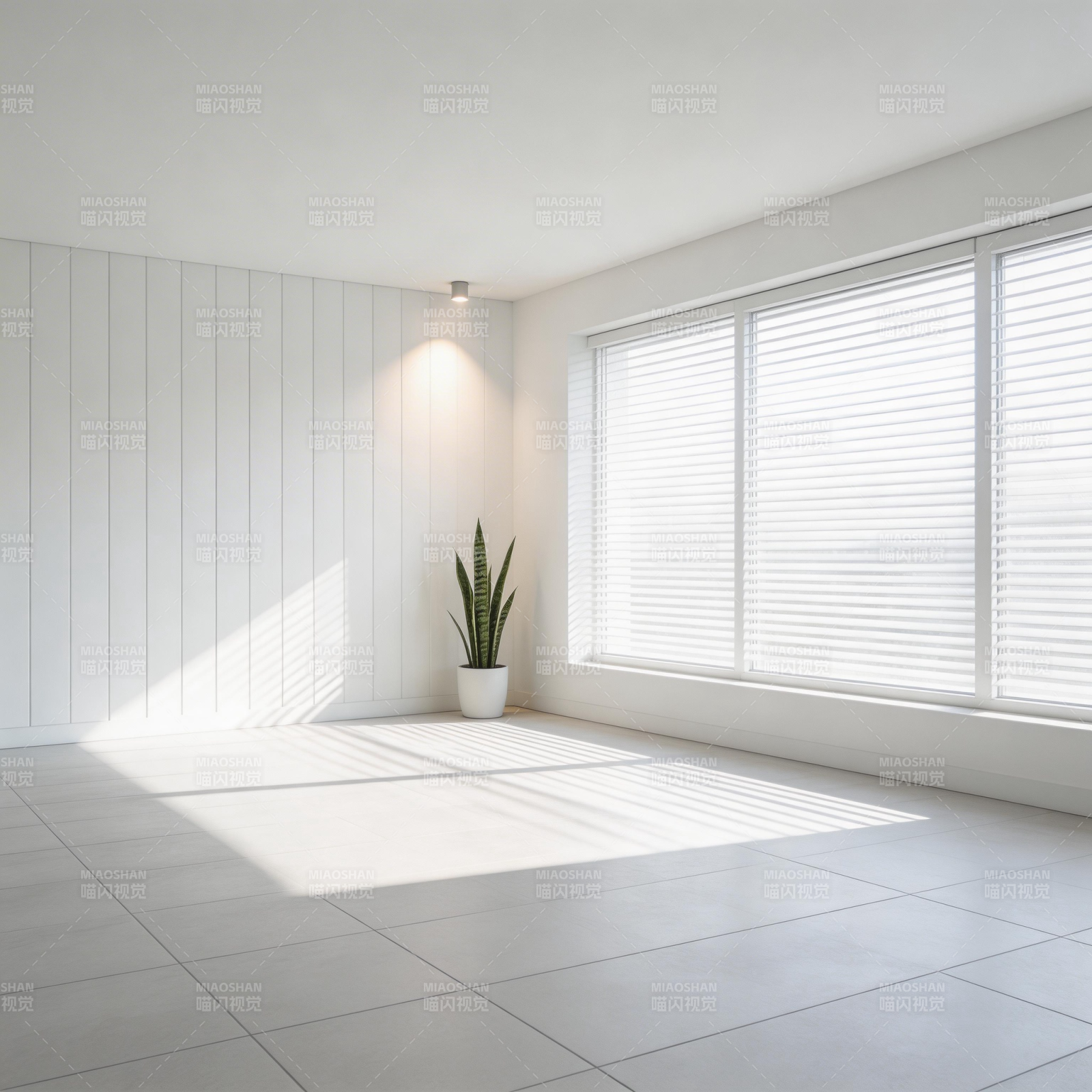 简约明亮的室内空间图片