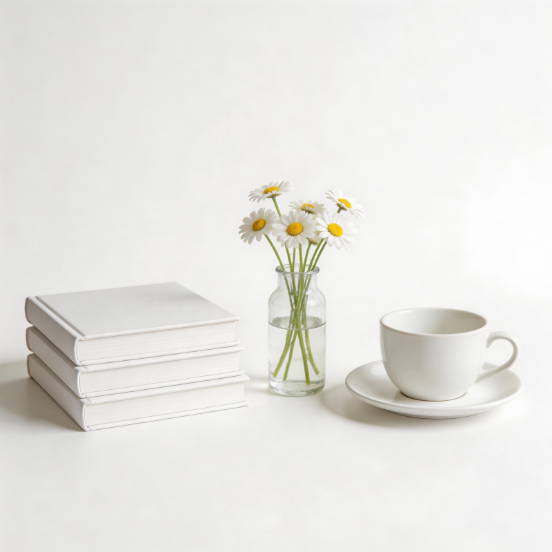 静谧书茶花影图片