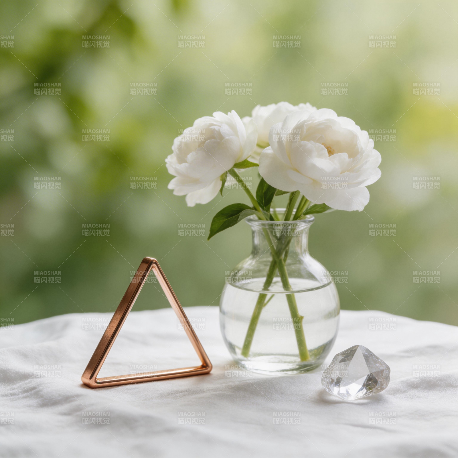 白花静物图图片