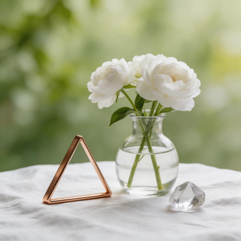 白花静物图图片