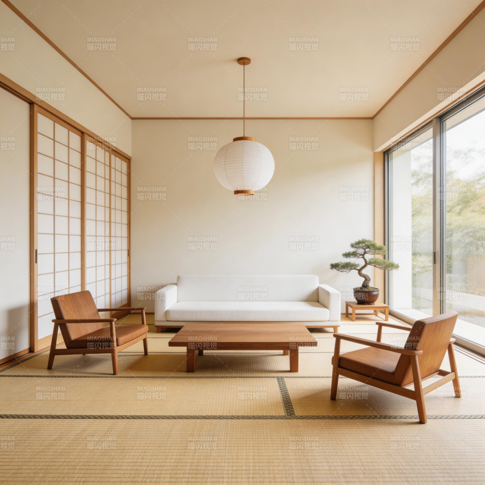 日式简约客厅图片