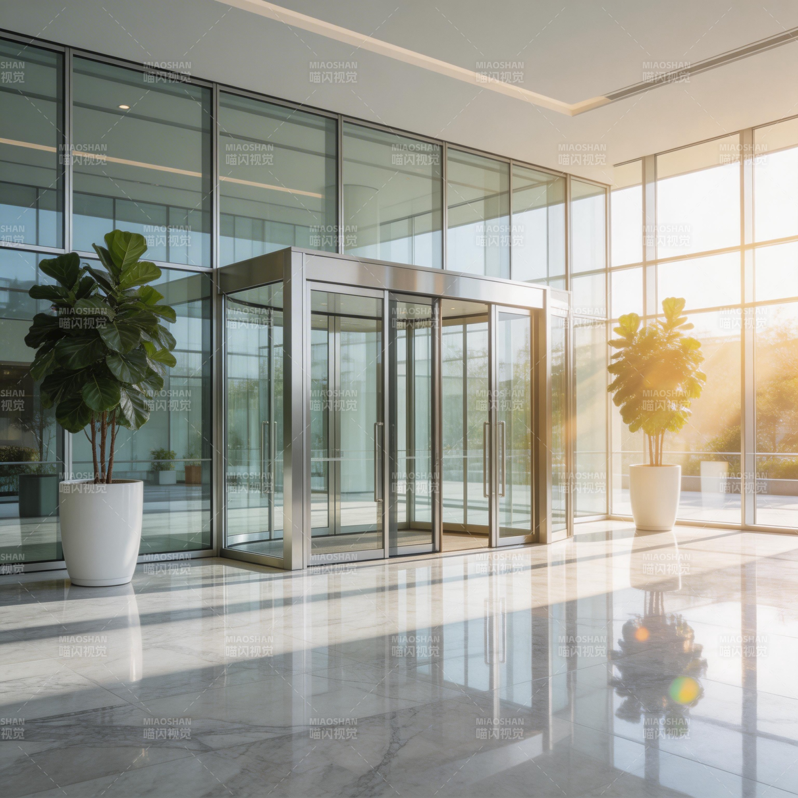 现代大厅入口图片