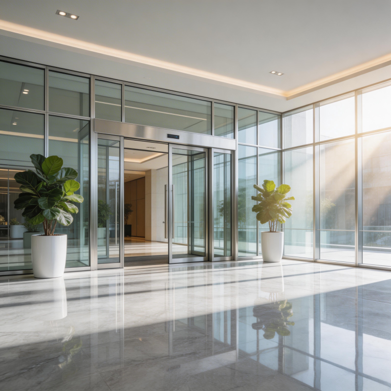 现代大厅入口图片