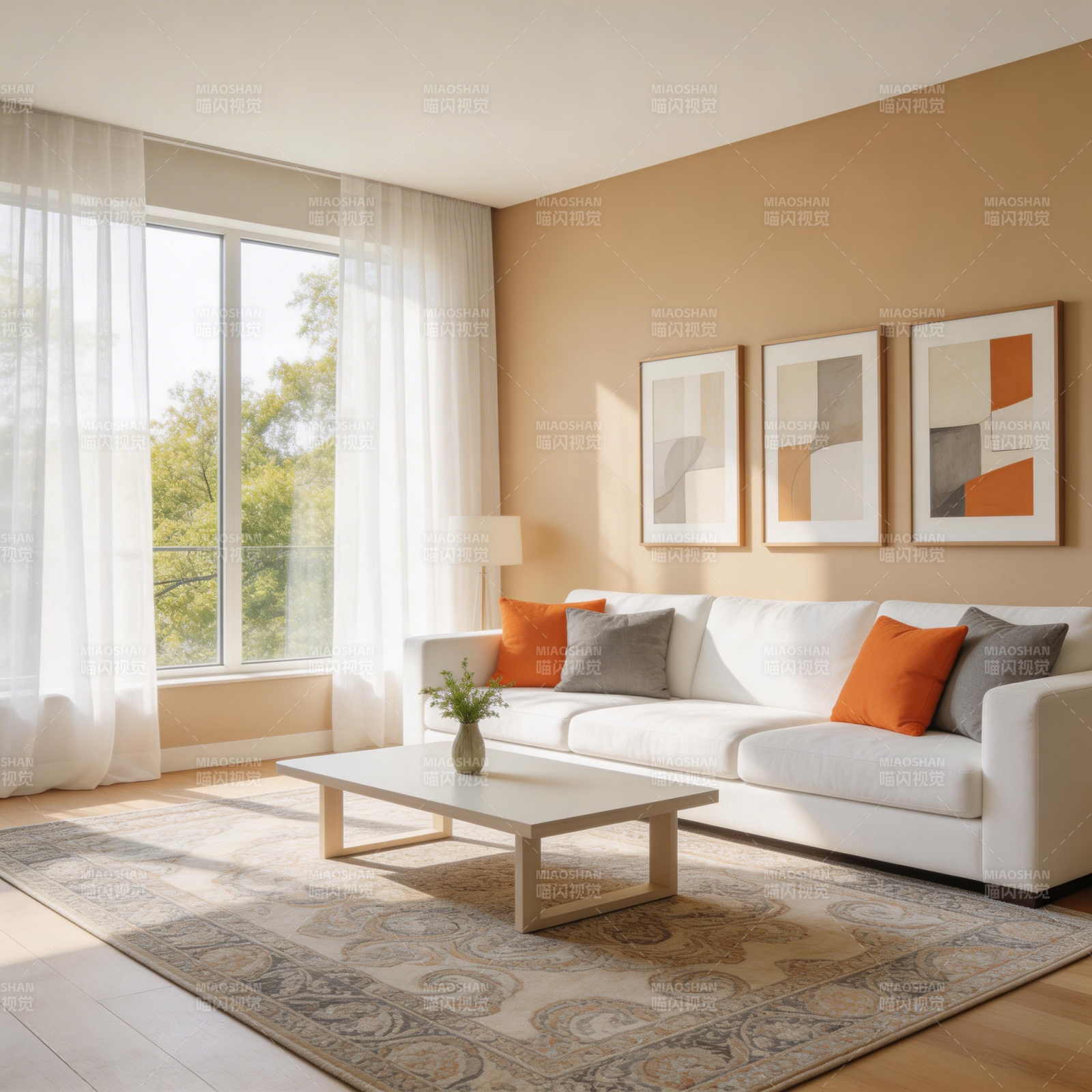 温馨现代客厅图片