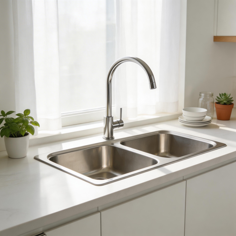 现代厨房水槽图片