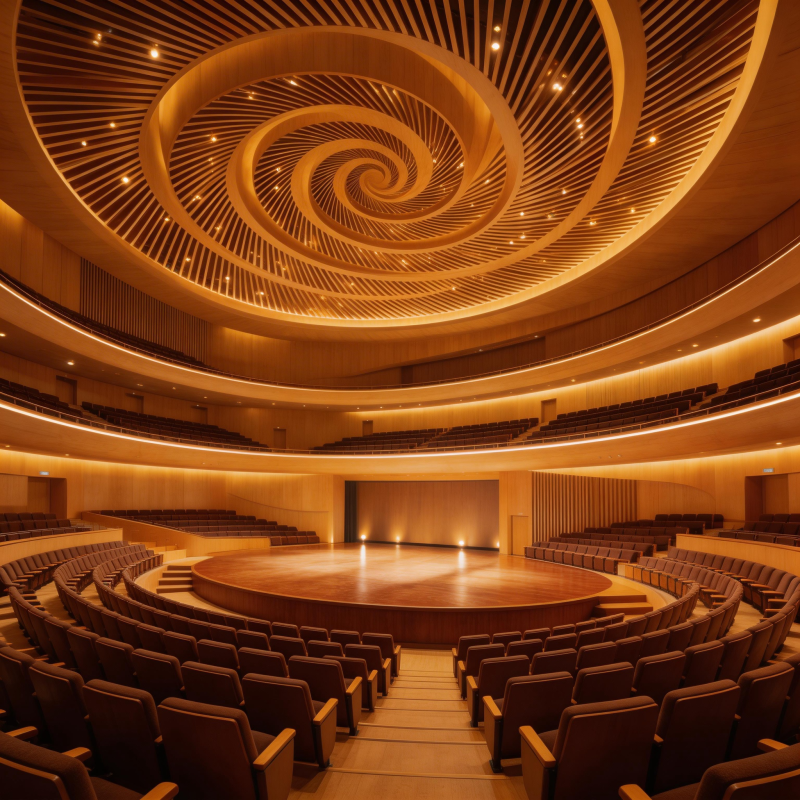 螺旋穹顶音乐厅图片