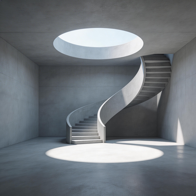 螺旋阶梯之光图片