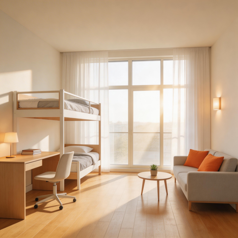 明亮温馨的卧室图片