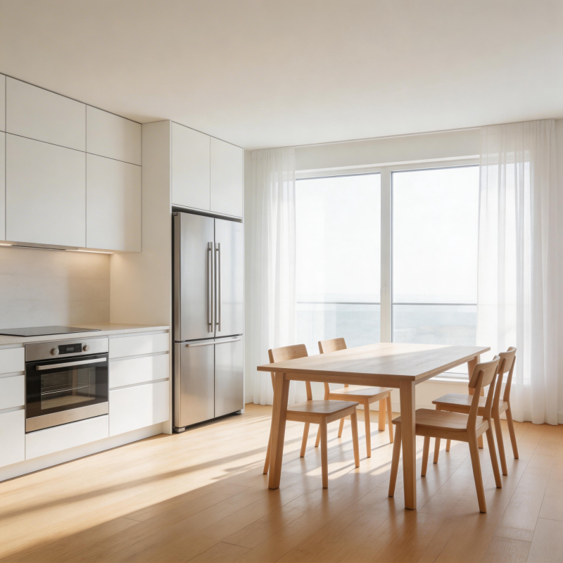 现代简约厨房餐厅图片