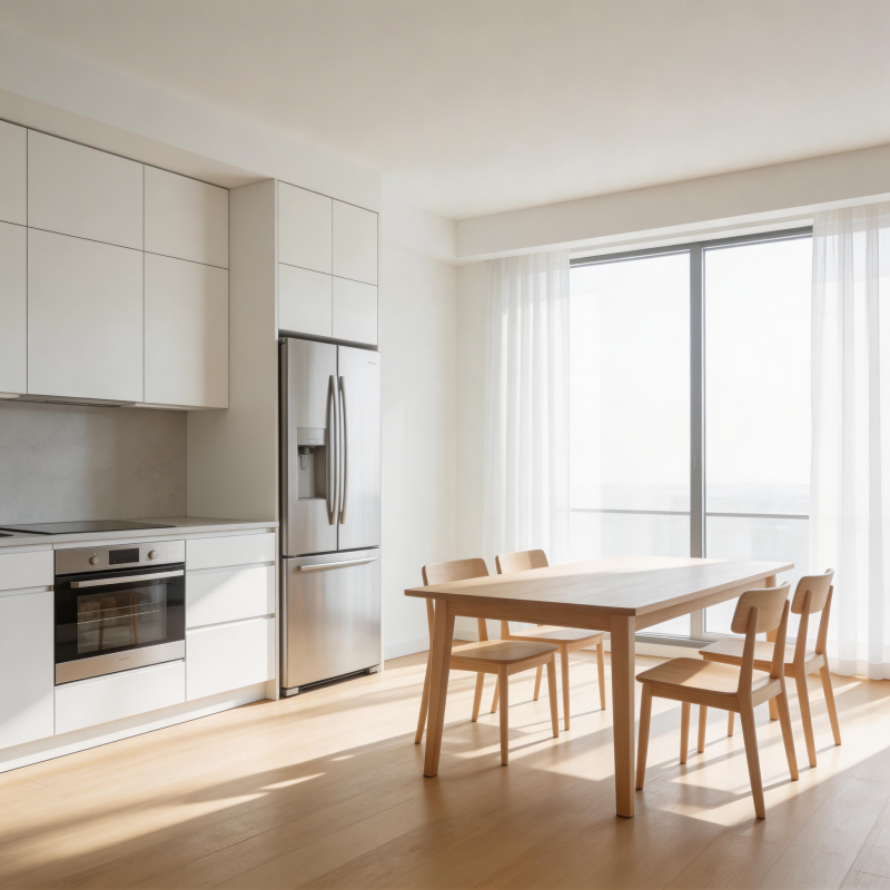 现代简约厨房餐厅图片